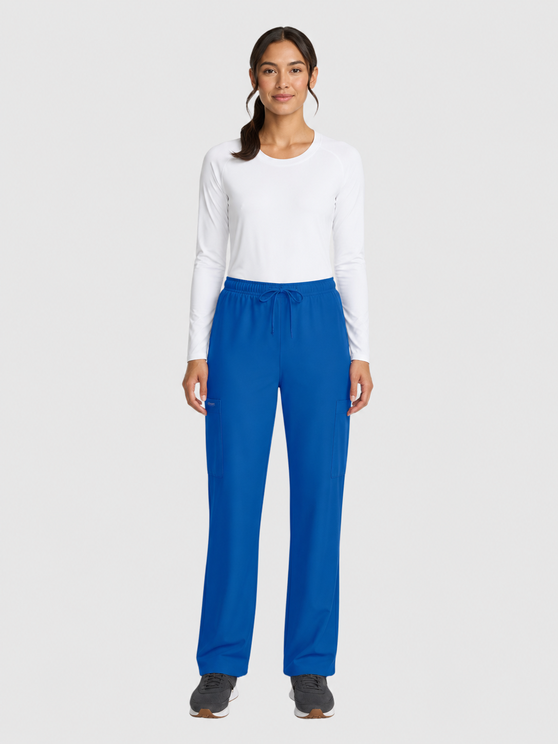 Straight Leg 3 Pocket Unisex Scrub Pant#Color_Royal Blue