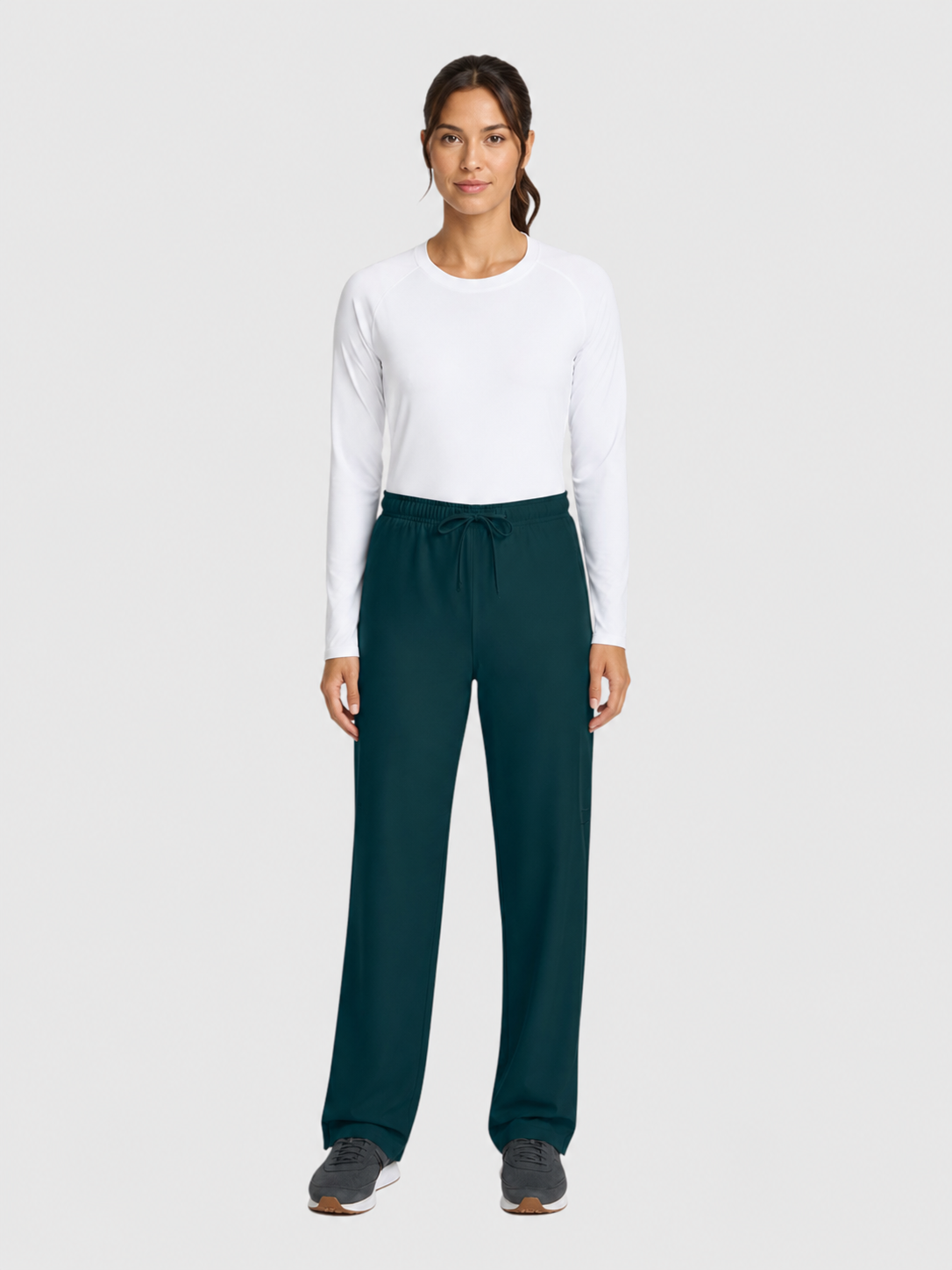 Straight Leg 3 Pocket Unisex Scrub Pant#Color_Caribbean Blue