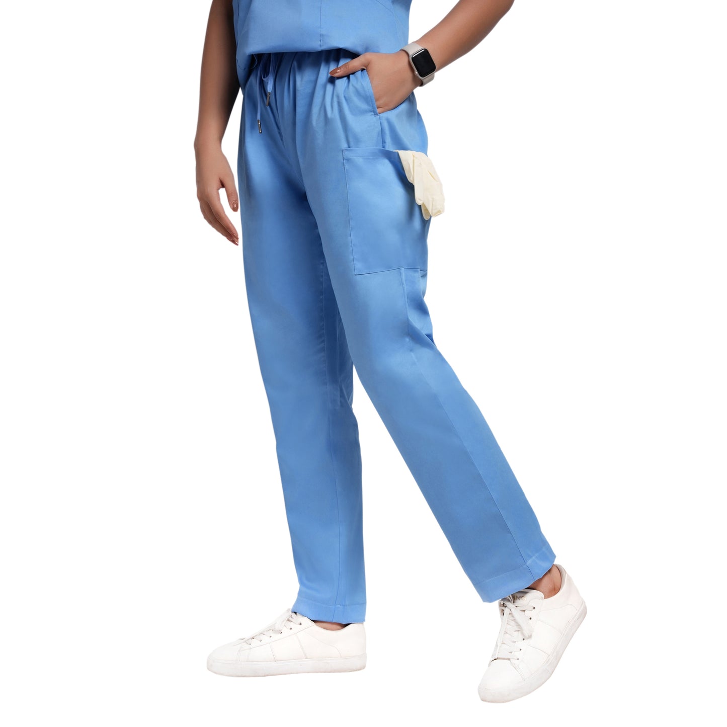 Scrubstory LivFresh Woman Scrub Grace Bottom Classic-Ceil Blue