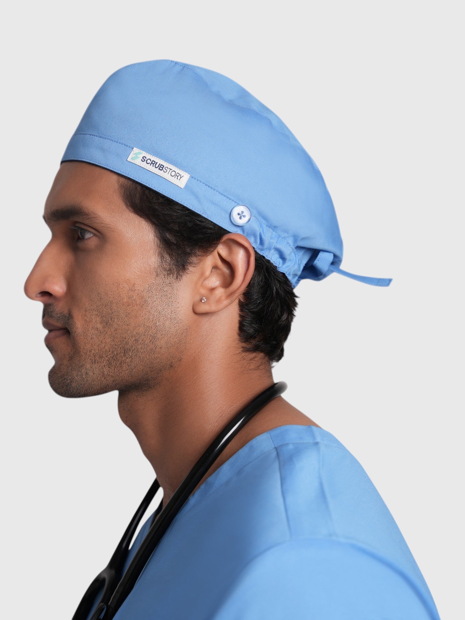 Halo Scrub Cap#Color_Ceil Blue