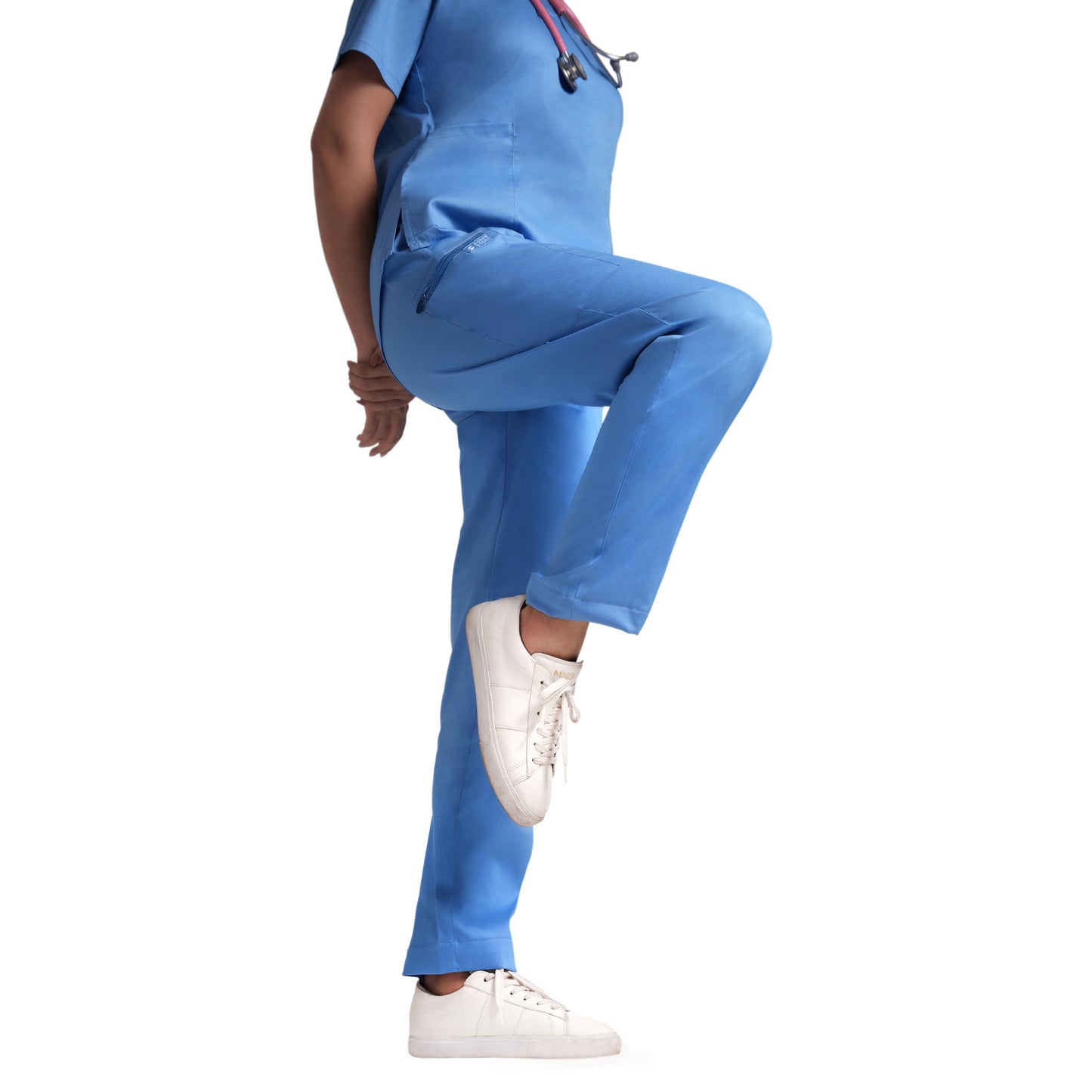 Scrubstory LivFresh Woman Scrub Grace Bottom Classic-Ceil Blue