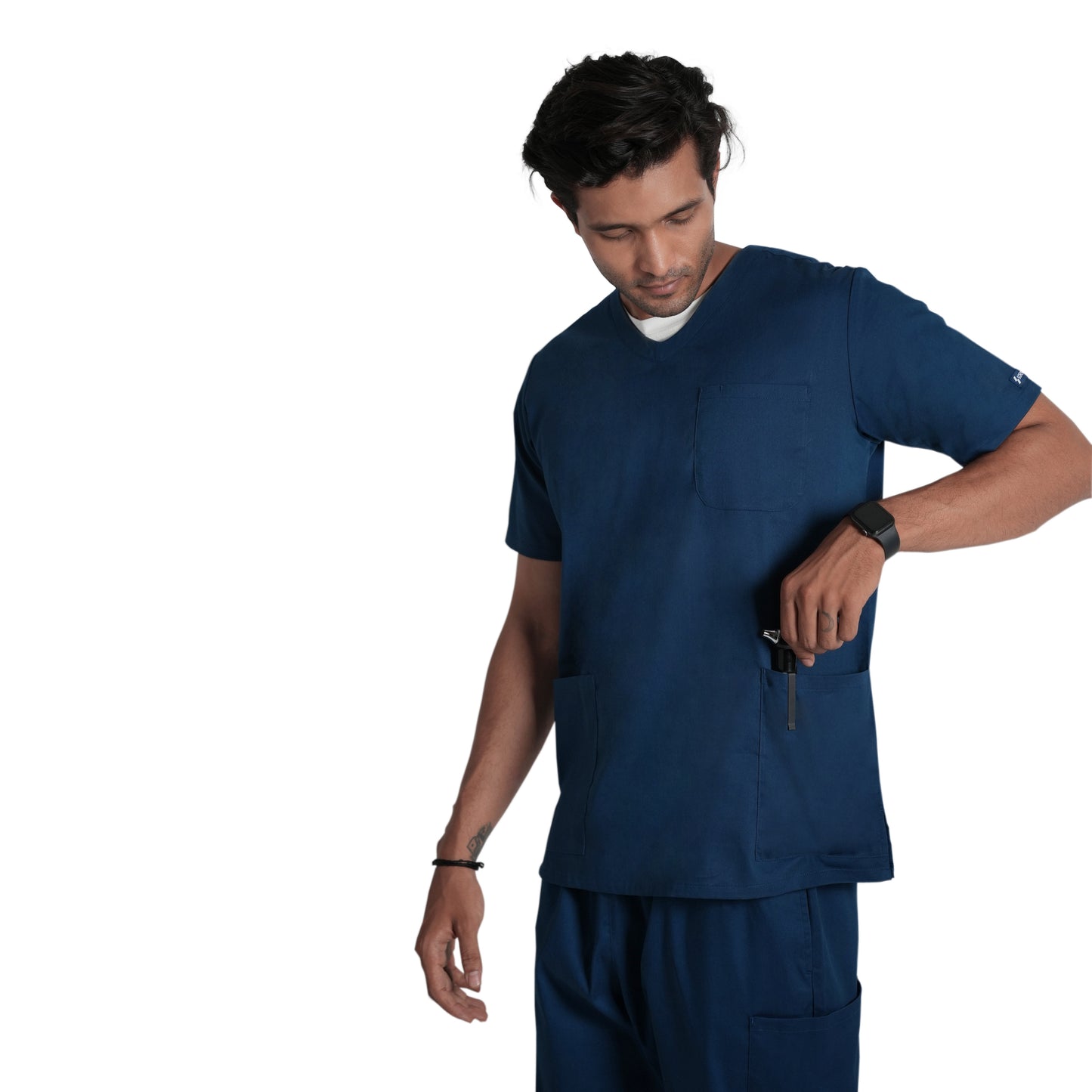 Scrubstory CloudFresh Men Half Sleeve Underscrub