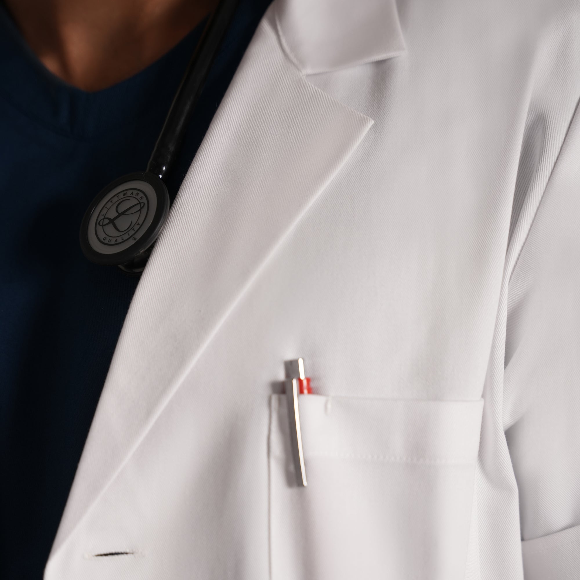 Men's Short Labcoat with Short Sleeve