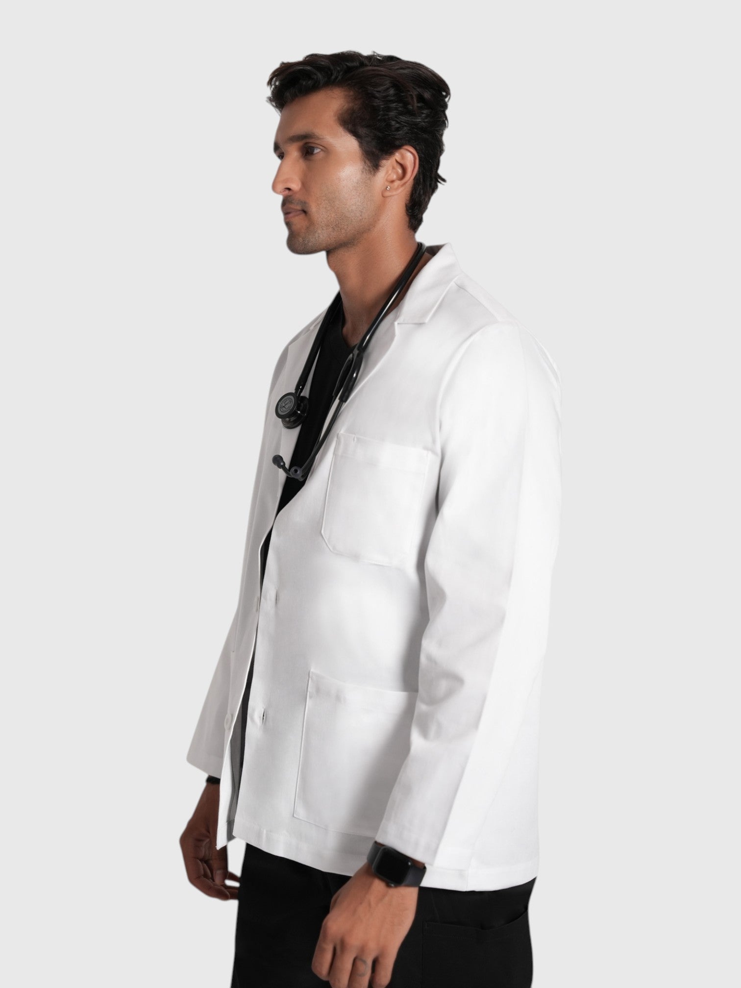 Men's Short Labcoat with Long Sleeve
