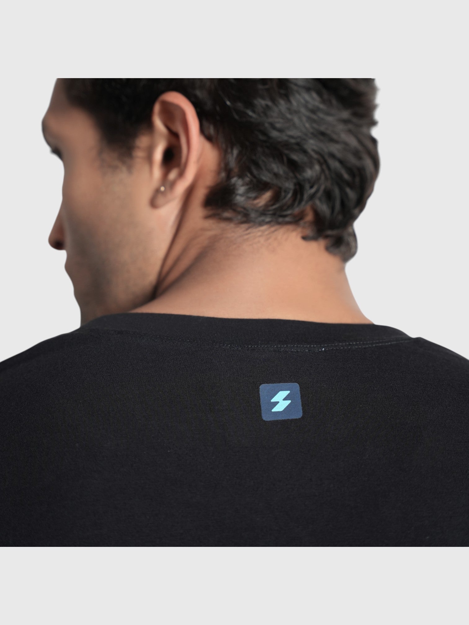 CloudFresh Men Full Sleeve Underscrub#Color_Black