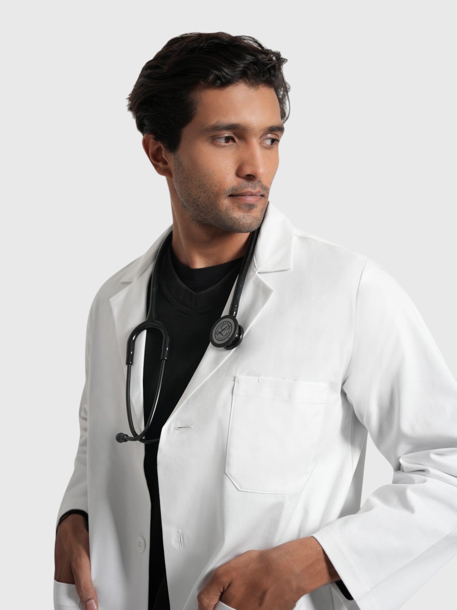Men's Long Labcoat with Long Sleeve