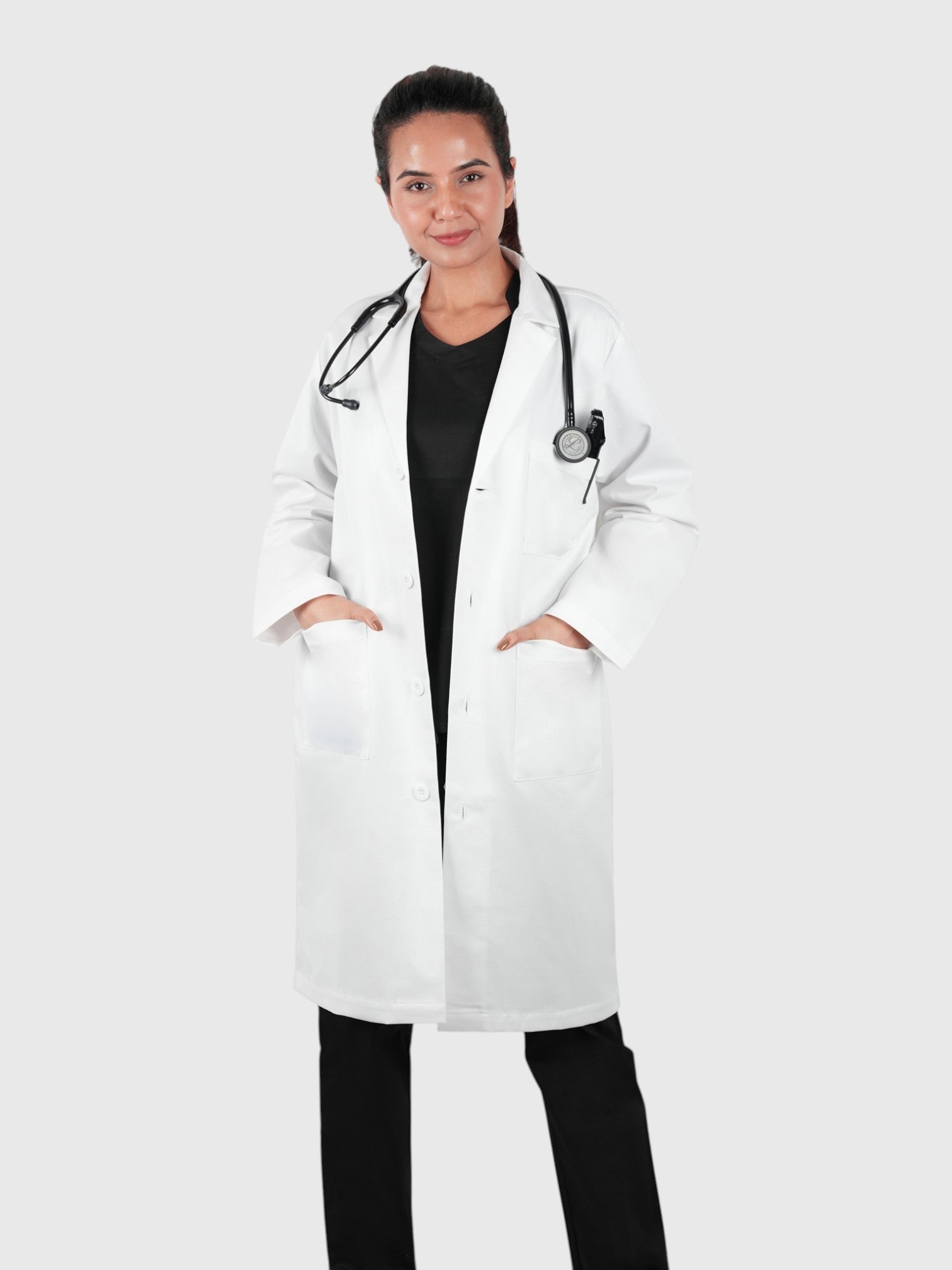 Woman's Long Labcoat with Long Sleeve