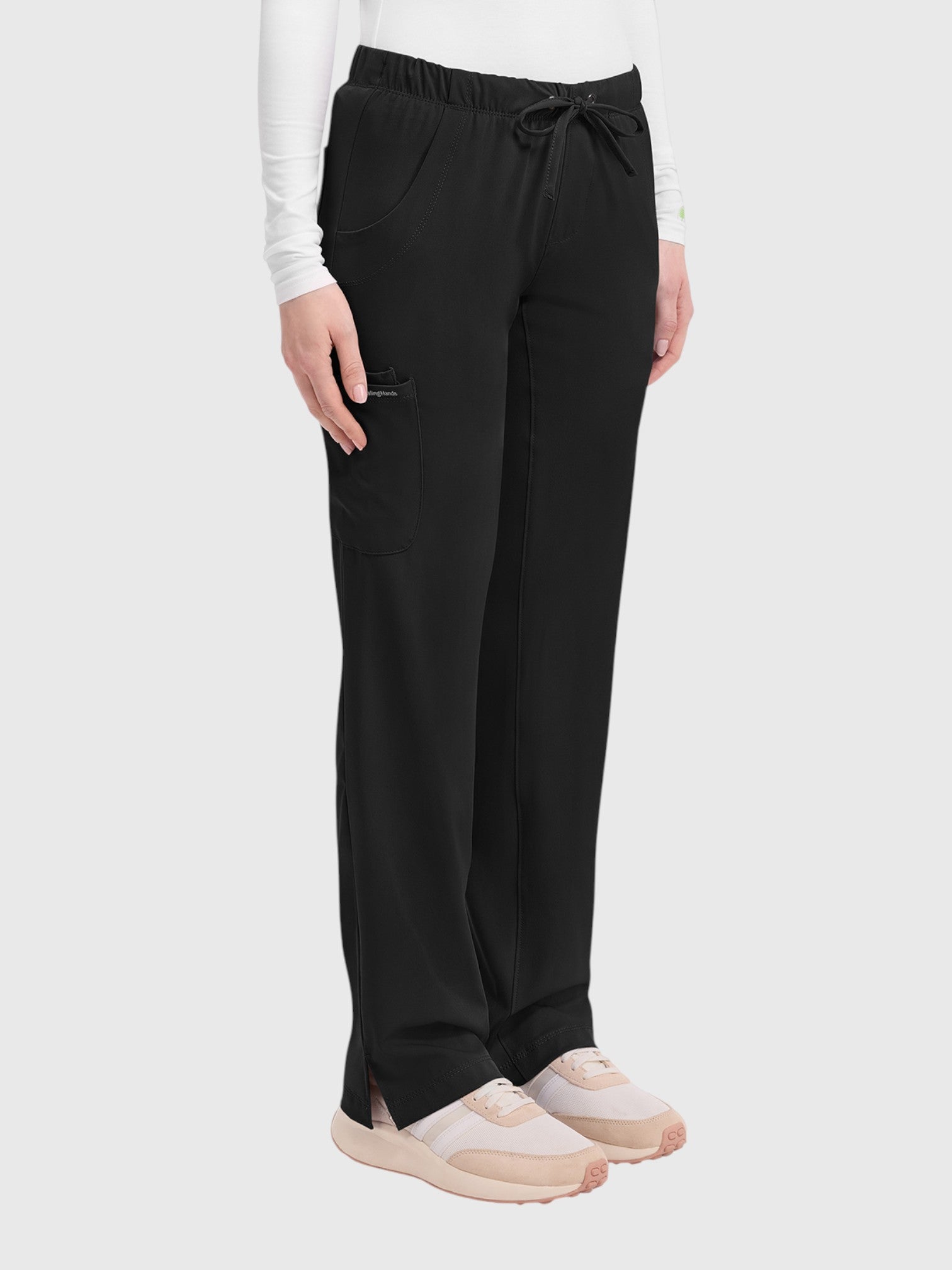 Cargo 6 Pocket Women’s Scrub Pant#Color_Black