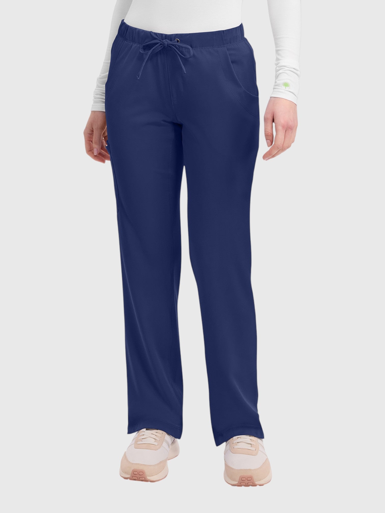 Cargo 6 Pocket Women’s Scrub Pant#Color_Navy
