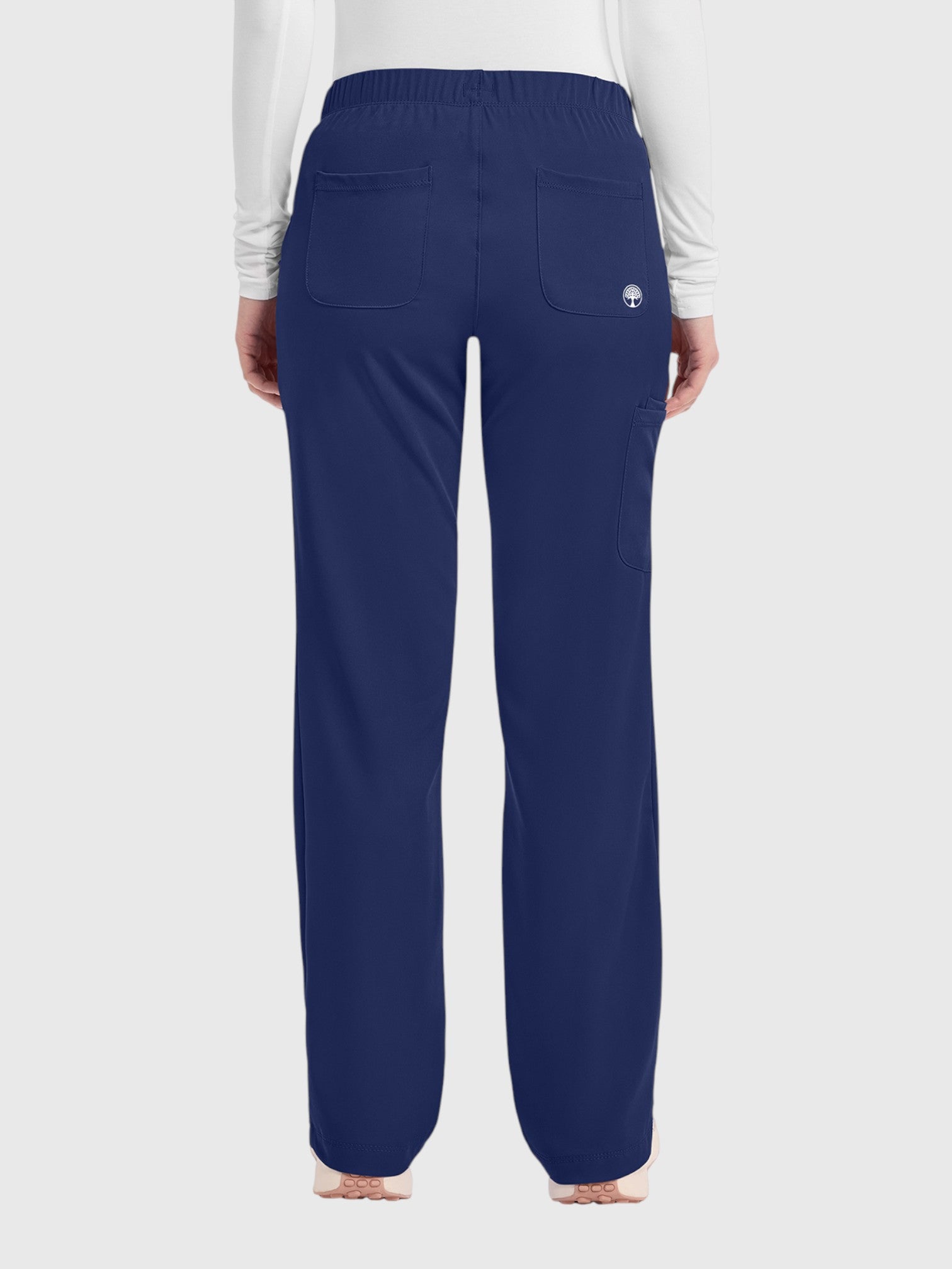 Cargo 6 Pocket Women’s Scrub Pant#Color_Navy
