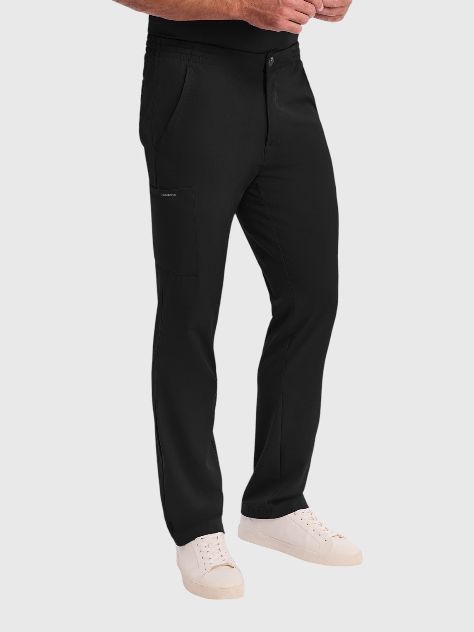 Cargo 6 Pocket Men’s Scrub Pant#Color_Black