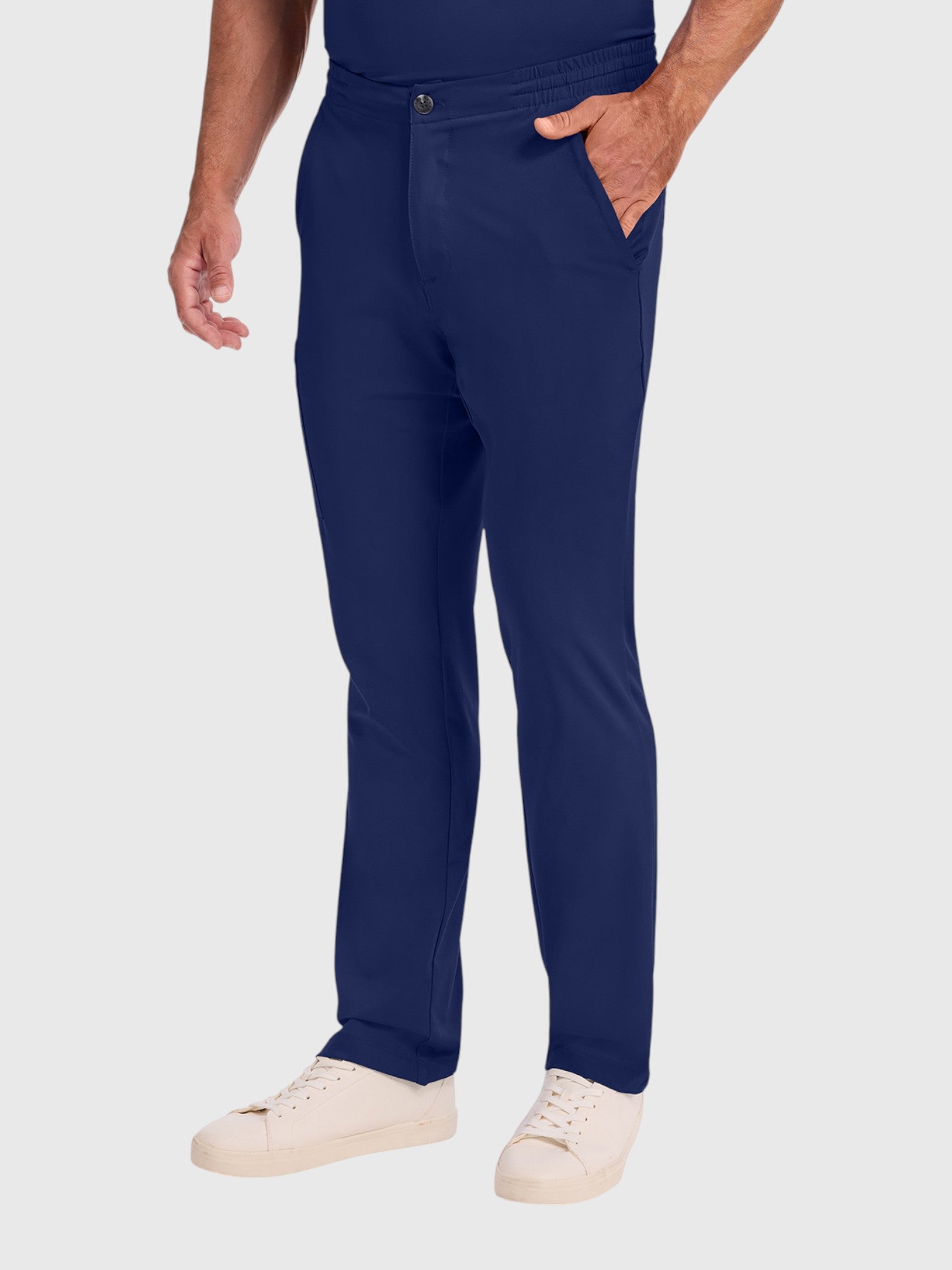 Cargo 6 Pocket Men’s Scrub Pant#Color_Navy Blue