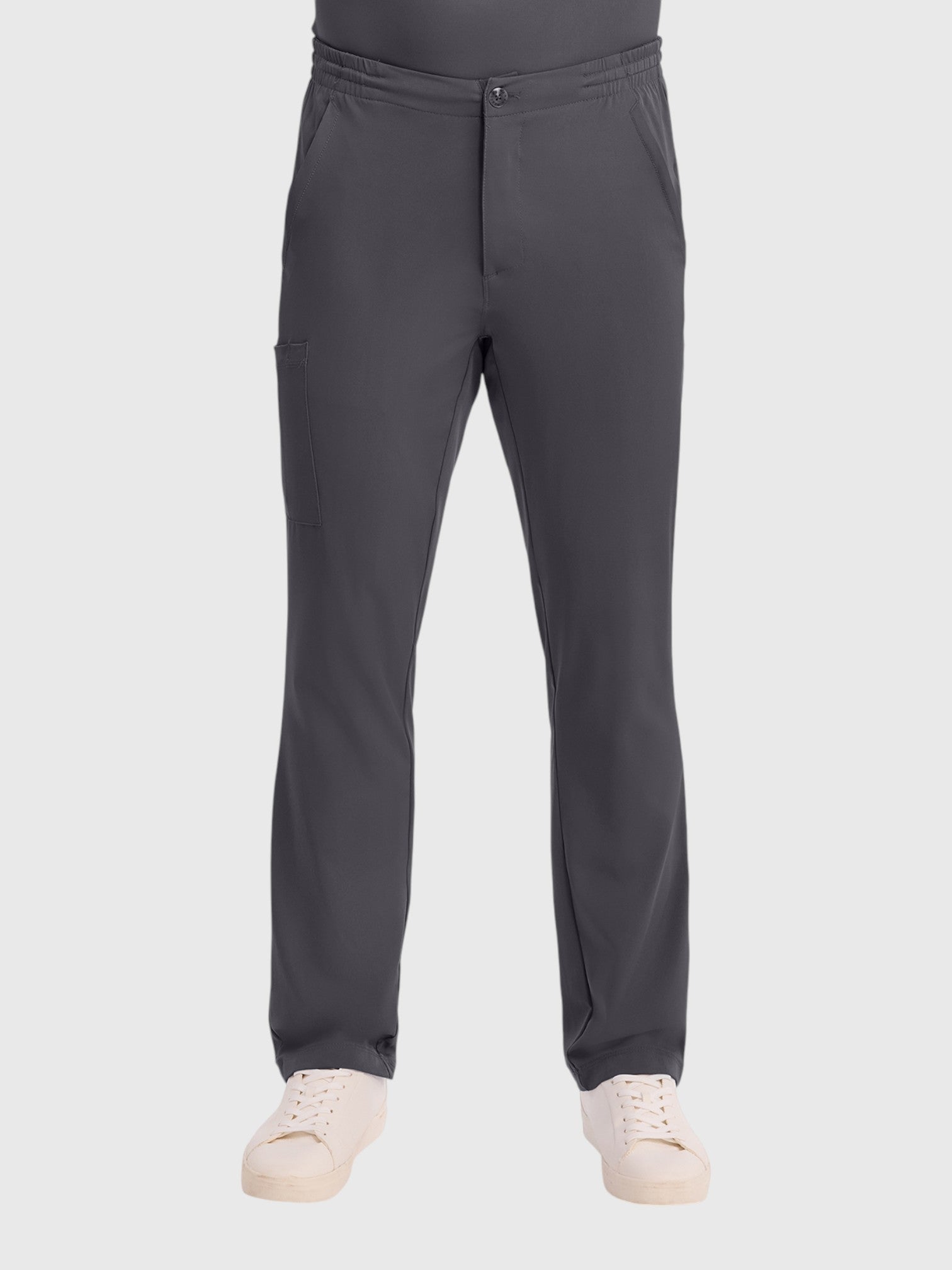 Cargo 6 Pocket Men’s Scrub Pant#Color_Pweter
