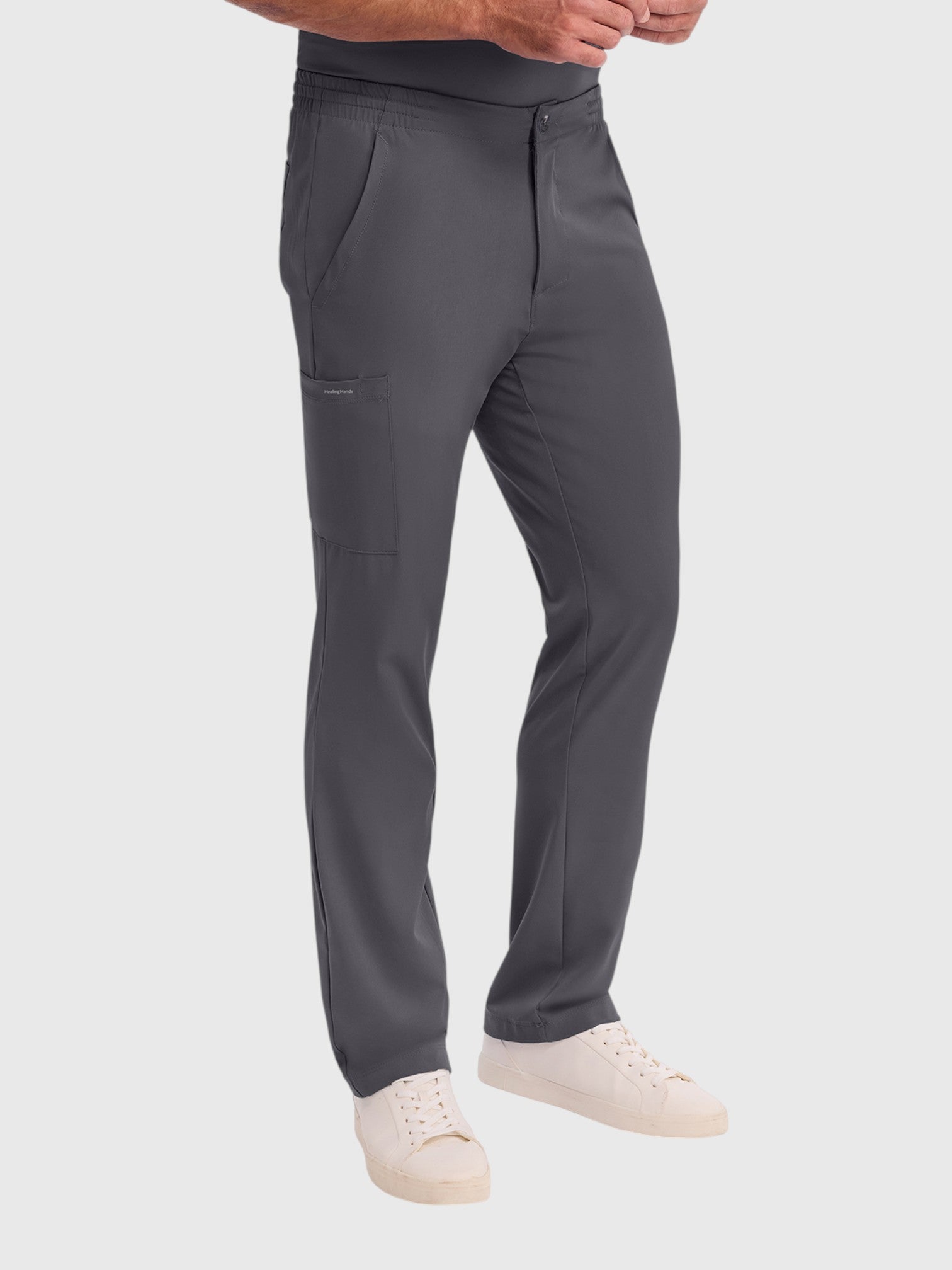 Cargo 6 Pocket Men’s Scrub Pant#Color_Pewter