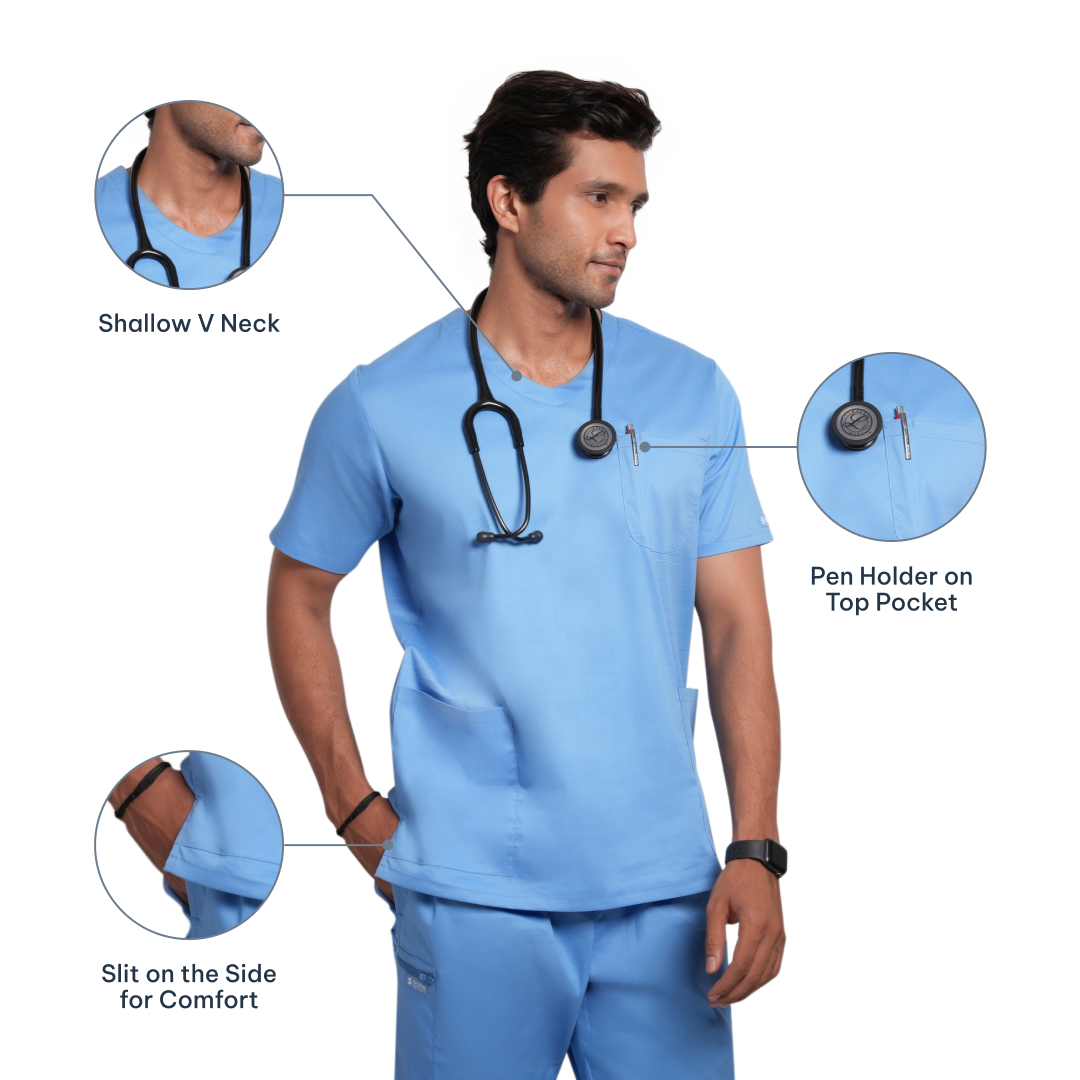 CloudFresh Men Half Sleeve Underscrub