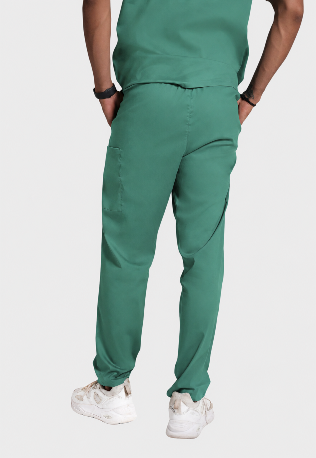 Scrub Pant - Men's Cotton 4 Pockets#color_Ocean Teal