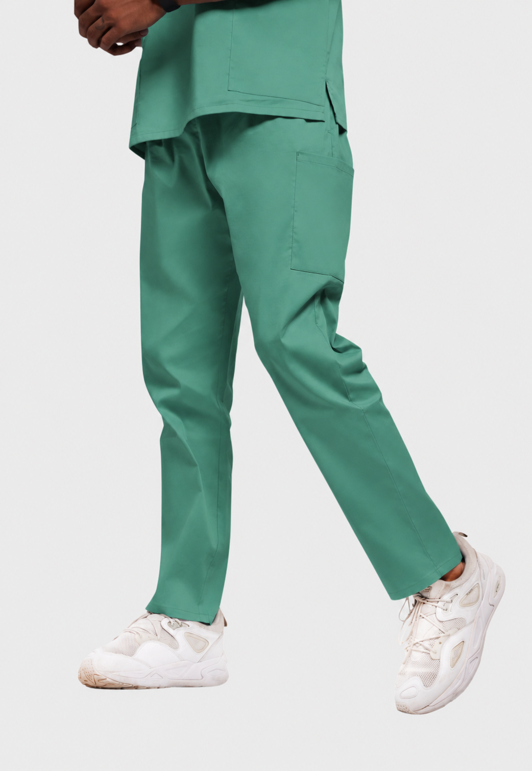 Scrub Pant - Men's Cotton 4 Pockets#color_Ocean Teal